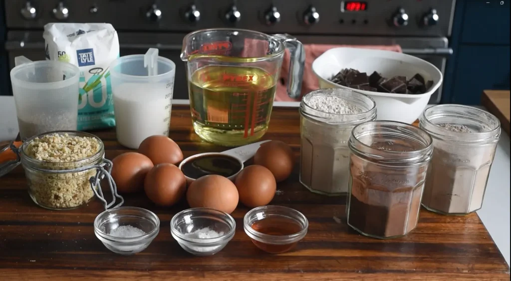 Chocolate Fudge Protein Brownies ingredients